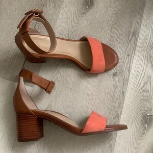 Vionic‎ Womens Rosie Pink Leather Ankle Strap Evening Dress Sandals Shoes size 8